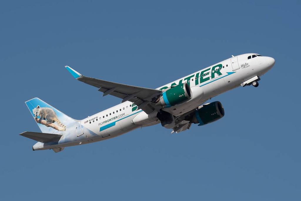 Phoenix, AZ Frontier Airlines Airbus A320Neo N361FR partindo do Aeroporto Phoenix Sky Harbor