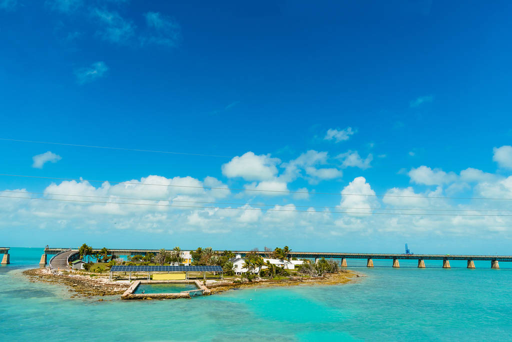 Beautiful Pigeon Key in Southern Florida, USA