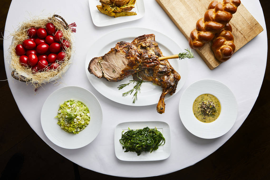 Buffet de Pâques grec