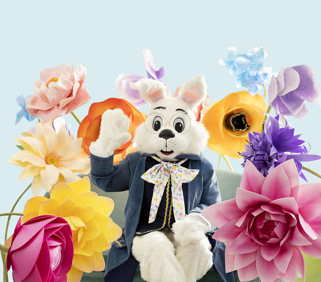 Le lapin de Pâques des centres commerciaux Simon