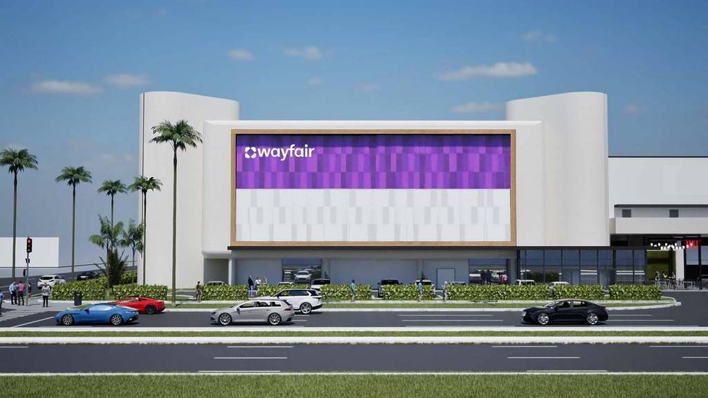 Rendu du magasin Wayfair de Fort Lauderdale