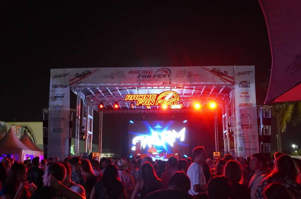 Racing Fan Fest Wynwood stage
