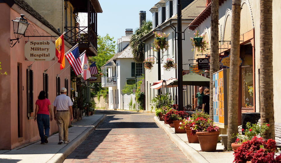 St. Augustines Old City South ist Floridas ältestes Viertel – und hier befindet sich auch die älteste öffentliche Straße der USA.