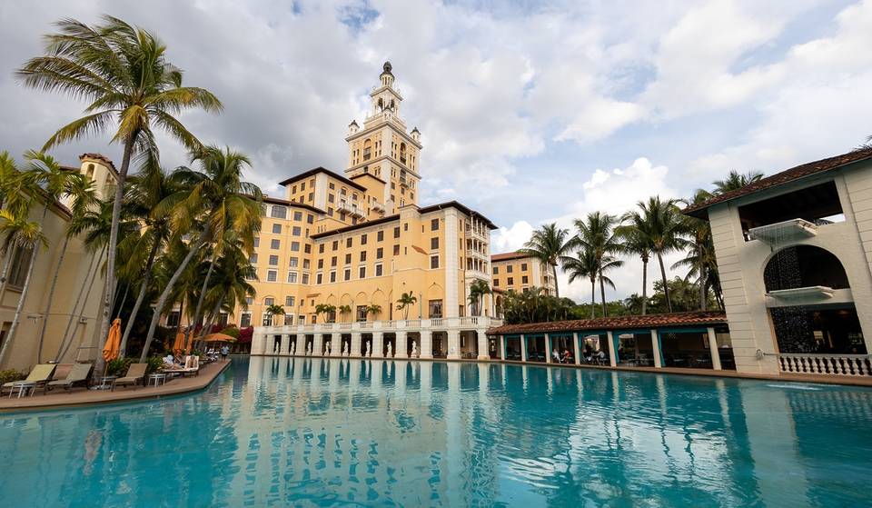 The largest hotel pool on the East Coast is tucked away in Coral Gables — a 600,000-gallon oasis that feels like a European escape