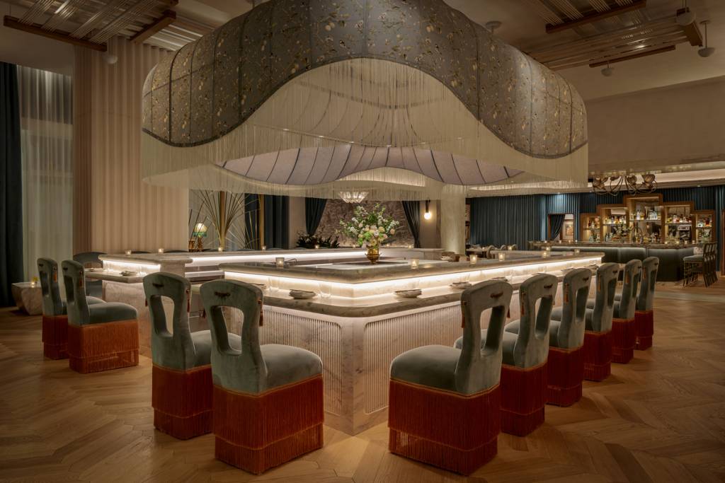 Das Interieur von Mottai