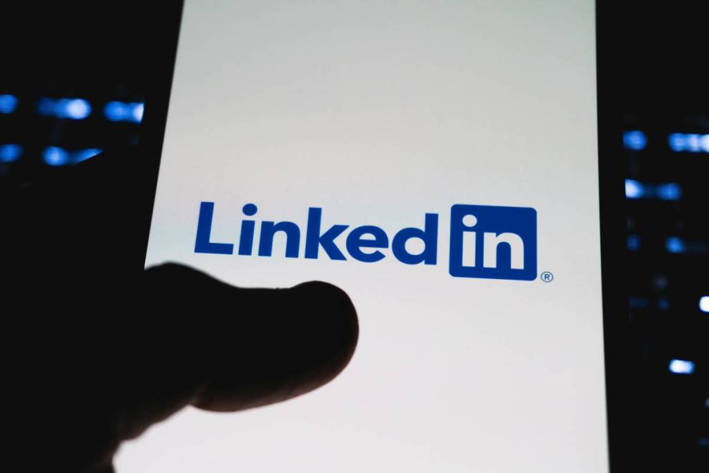 LinkedIn screen