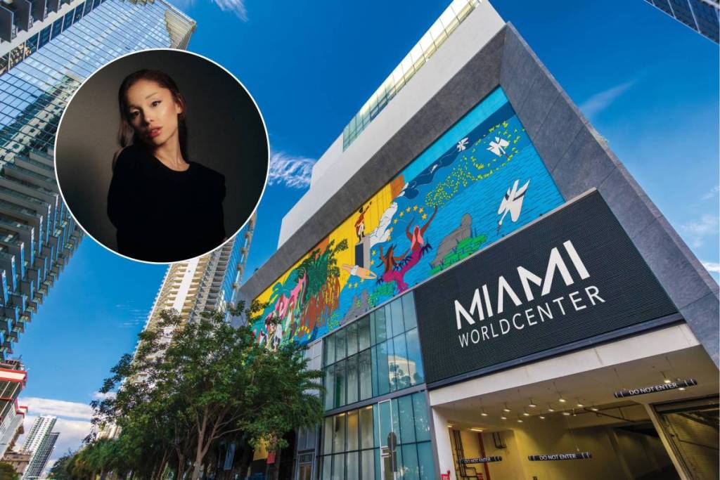 Tienda pop-up de Ariana Grande en el Miami Worldcenter