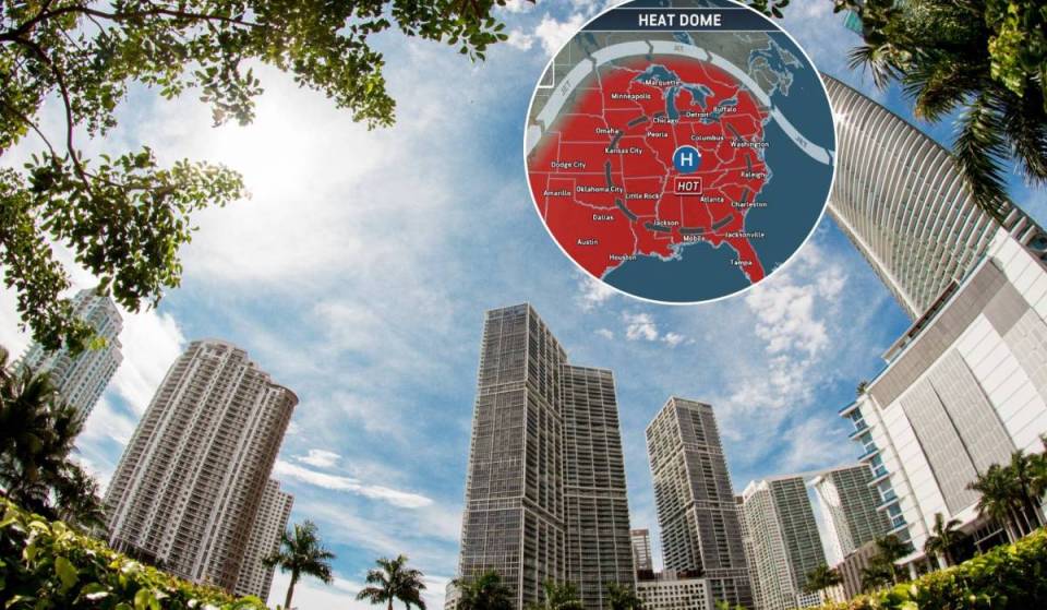 Una peligrosa «cúpula de calor» de alta presión está trayendo esta semana a Florida temperaturas percibidas de hasta 110 grados