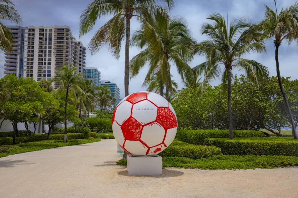 Jon-Paul Wheatley’s “Badly Drawn Ball” at Bal Harbour Village