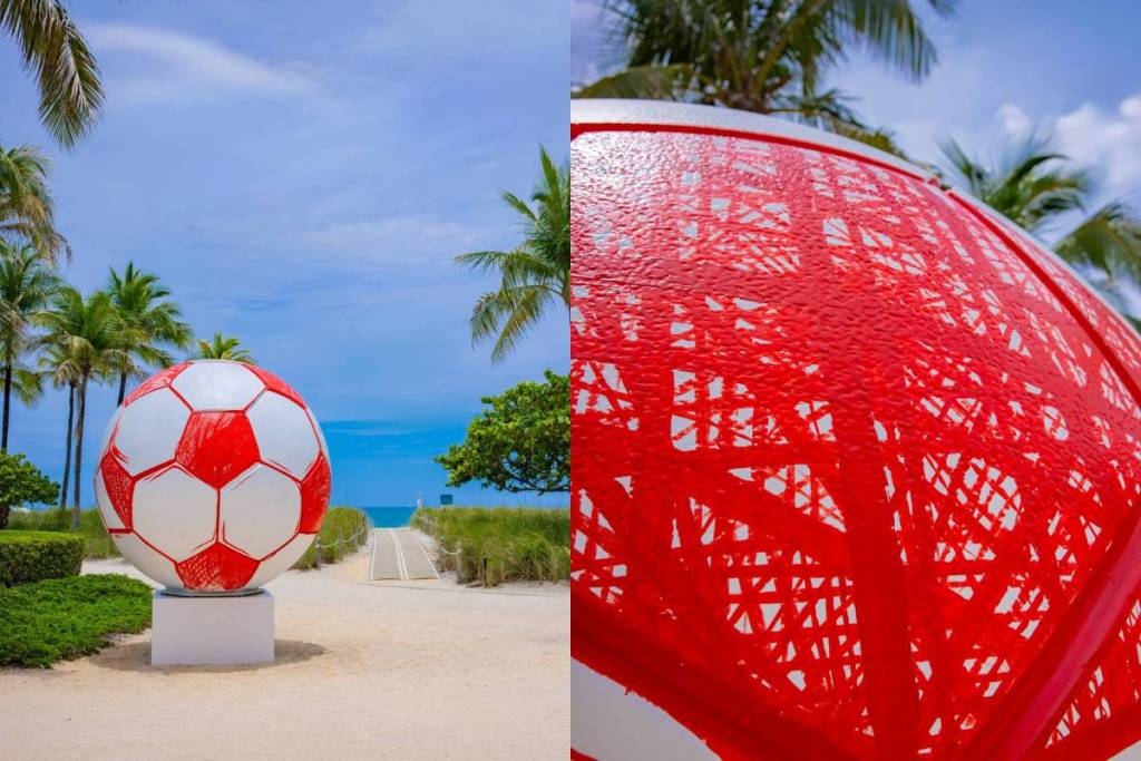 “Badly Drawn Ball”, de Jon-Paul Wheatley, no Bal Harbour Village