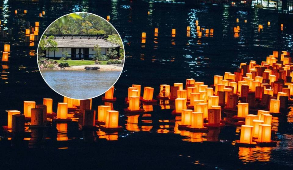 South Florida’s breathtaking Japanese gardens will transform into a glowing spectacle of floating lanterns this August during its annual Obon Weekend