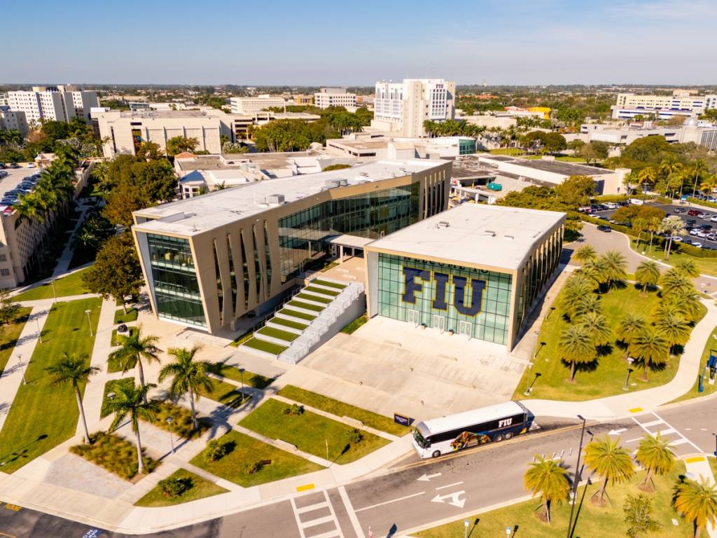 Aerial photo of Florida International University