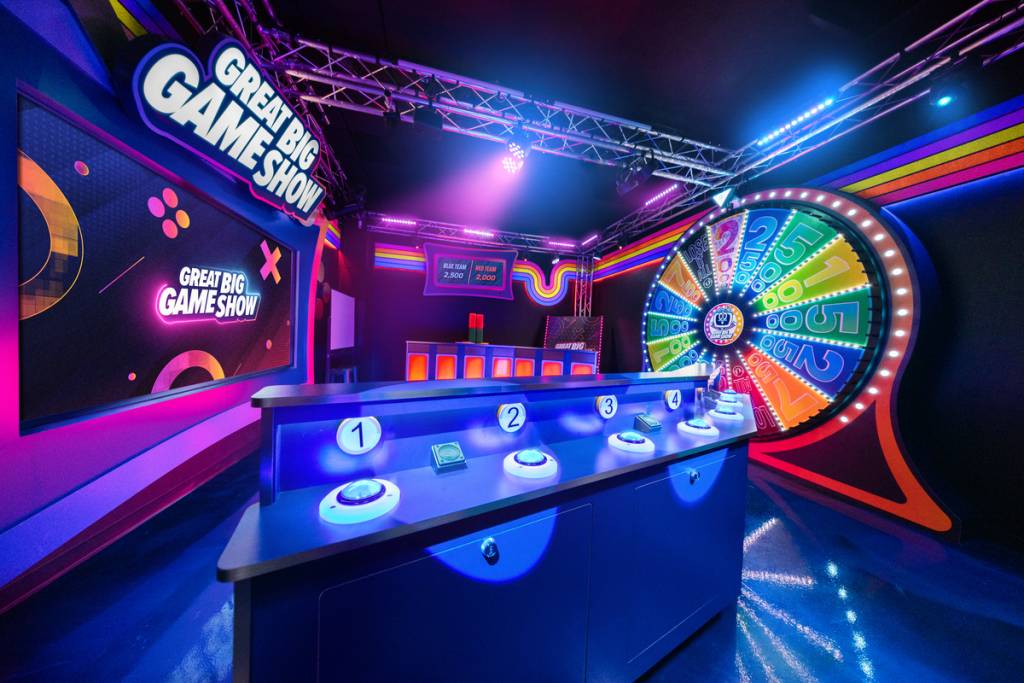 estudio de «The Great Big Game Show»