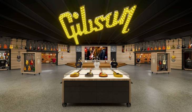 With 500 playable instruments and a moving guitar conveyor belt, the massive 8,000-sq.-ft. Gibson Garage opens in Wynwood this week