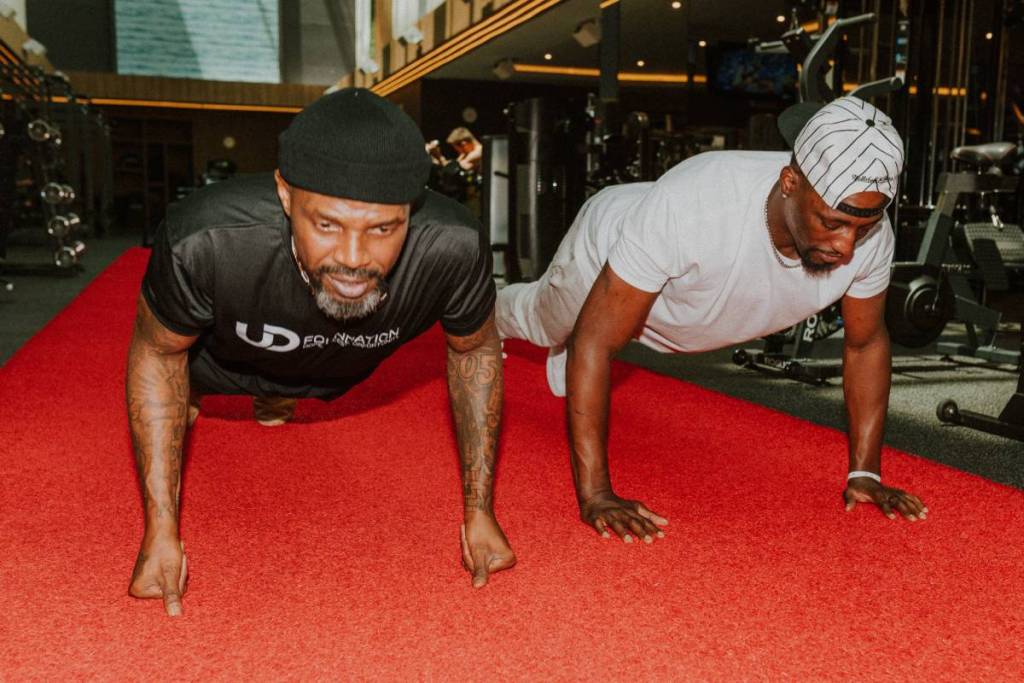 Udonis Haslem y Bam Adebayo