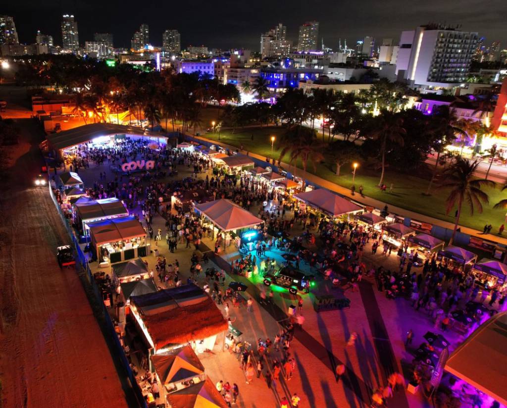 Festival del Marisco de South Beach: Duelo de chefs (imagen aérea)