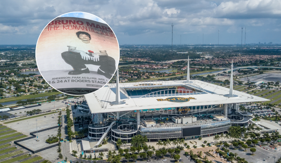 Brightline pone en marcha un servicio de transporte directo y gratuito al Hard Rock Stadium para los conciertos de Bruno Mars, Karol G y Usher hasta 2026