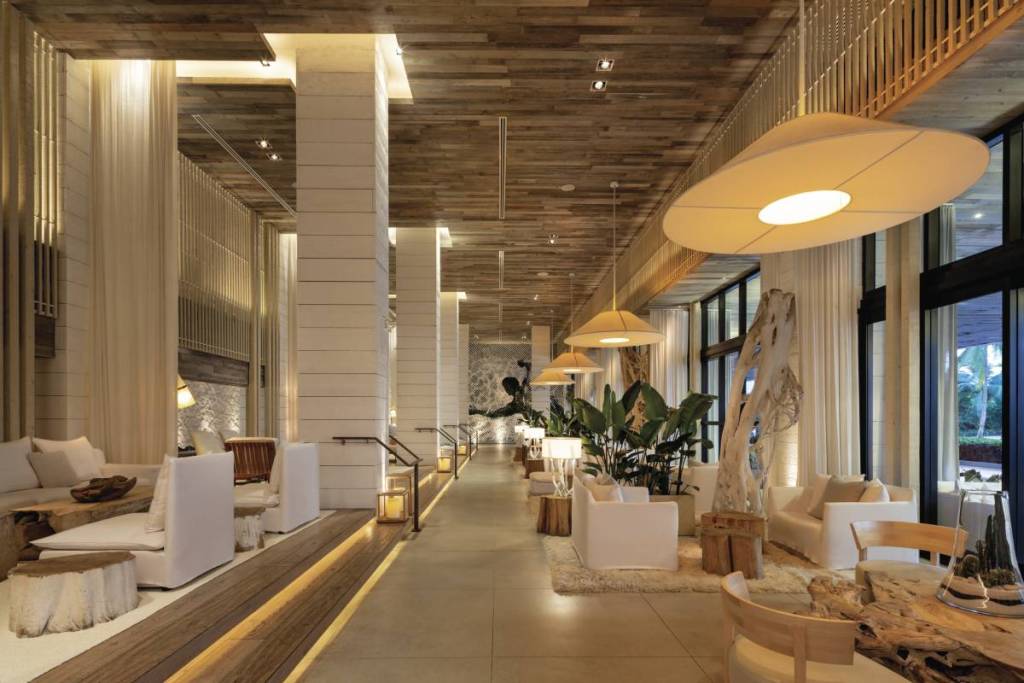 Vestíbulo del 1 Hotel South Beach