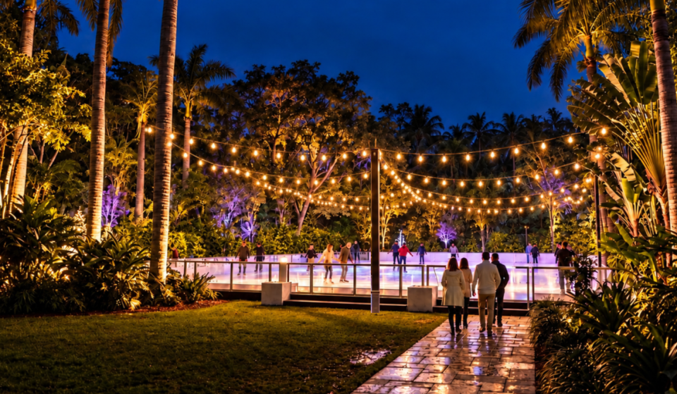 Ya están a la venta las entradas para el NightGarden de Miami, y este año estrena una nueva pista de hielo bajo las palmeras