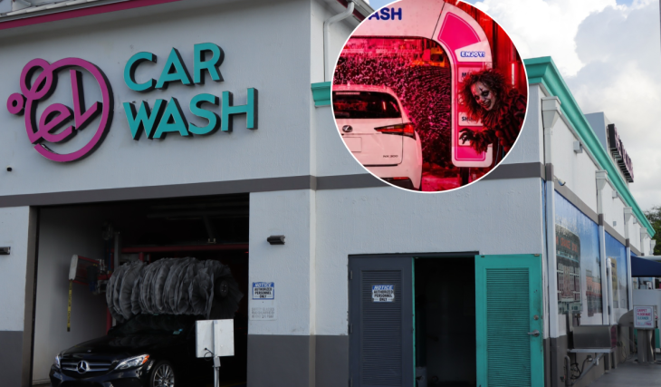 Este lavadero de coches de Miami se transformará en una experiencia de Halloween embrujada solo por una noche, con actores de terror en directo y entradas gratis para la feria.