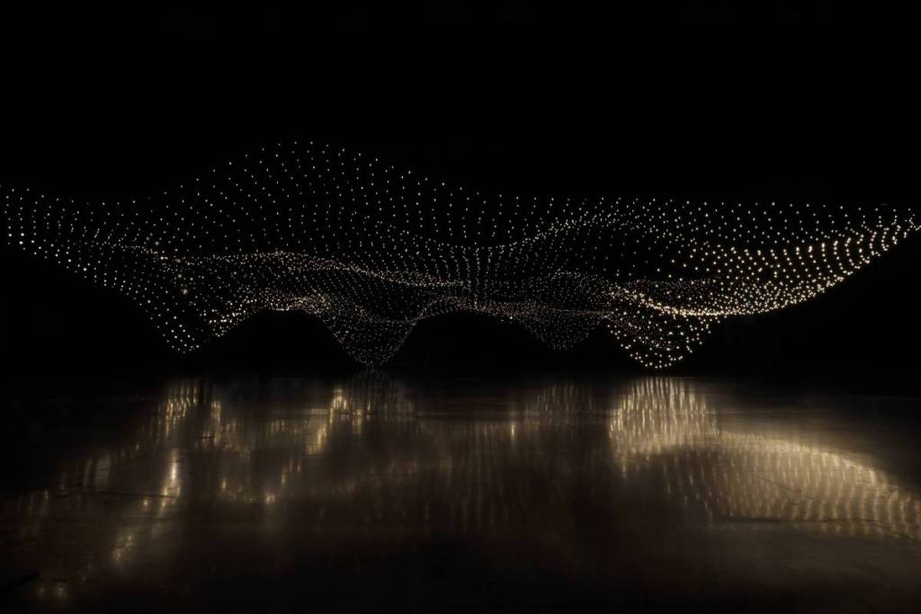 An exhibit at the Experiential Art Center Superblue.