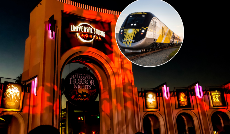 Brightline pondrá en marcha un «Tren de medianoche» desde Halloween Horror Nights hasta el sur de Florida solo por una noche este fin de semana