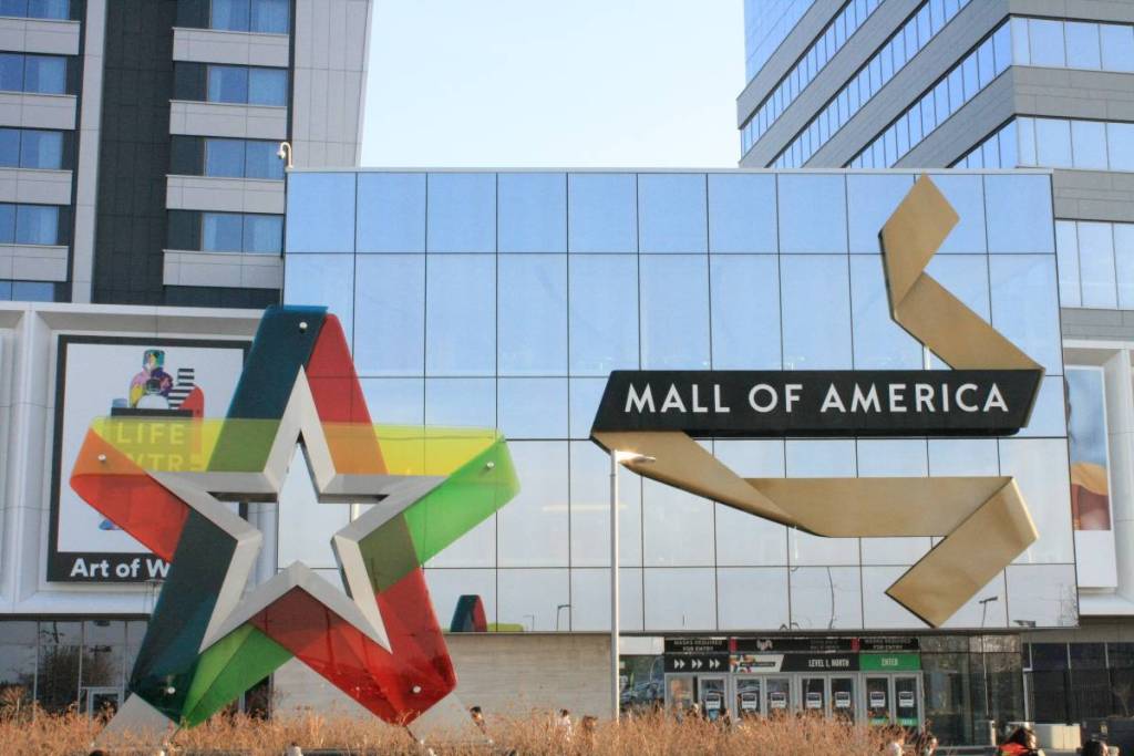 The exterior of Mall of America, Minneapolis