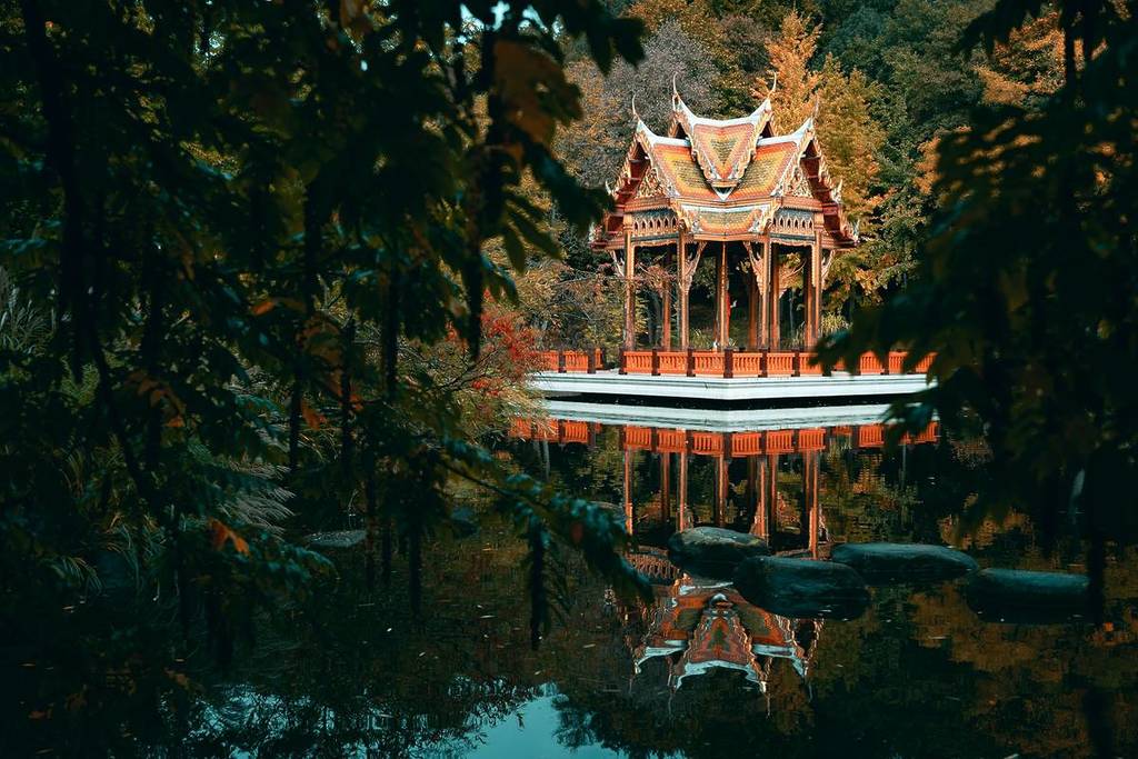 tempel im westpark, romantische orte