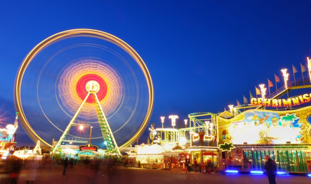 Der Frühlingsfest auf der Theresienwiese in München