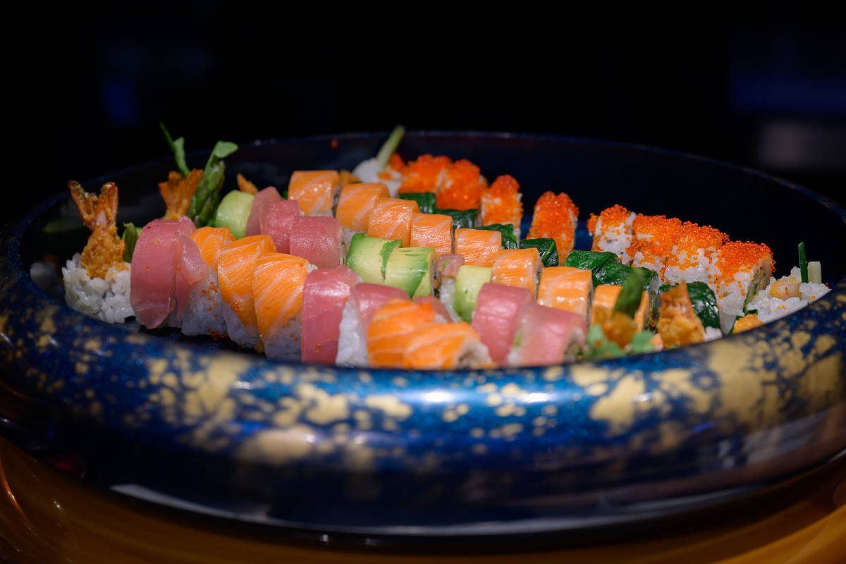 sushi variation aus dem japanischen restaurant magari