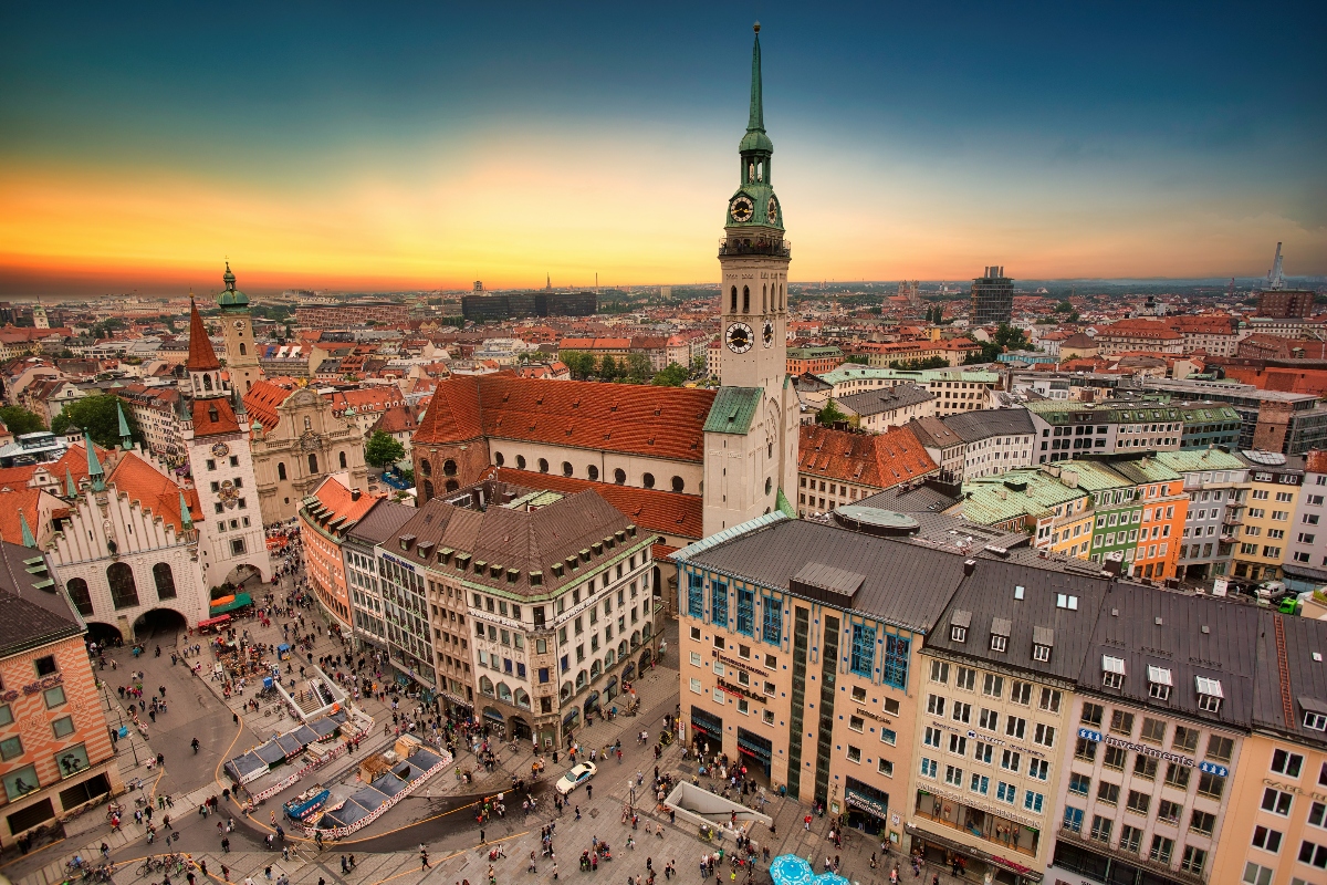Blick auf München von oben
