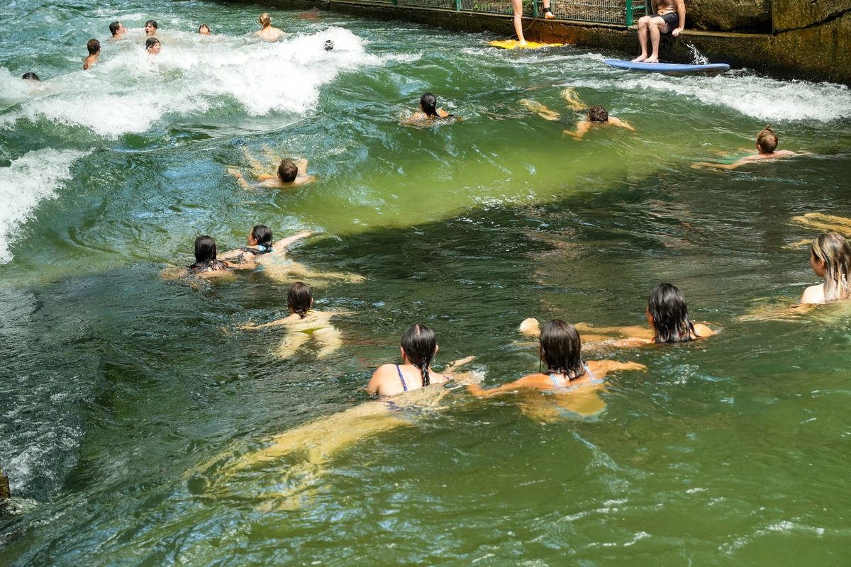 Eisbach in München