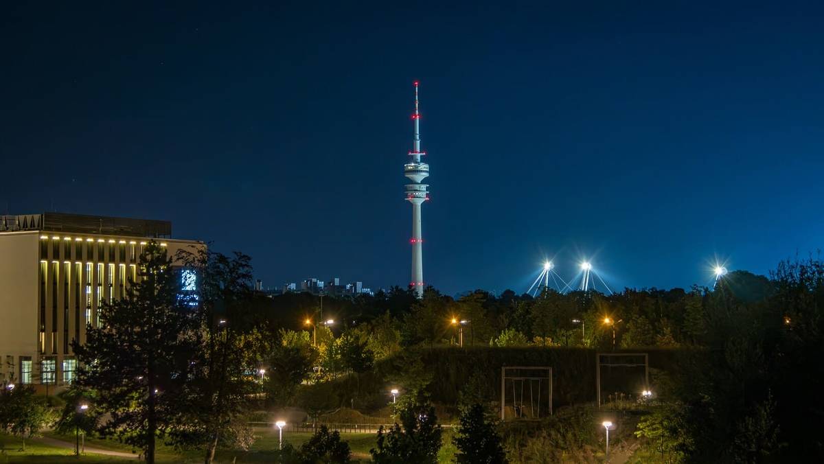 Nachthimmel über München
