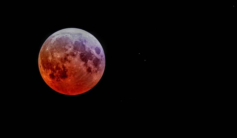 Blutmond: Die totale Mondfinsternis bietet ein seltenes lunares Schauspiel