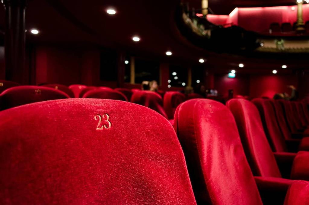 red theater seats, a movie theater for rainy days