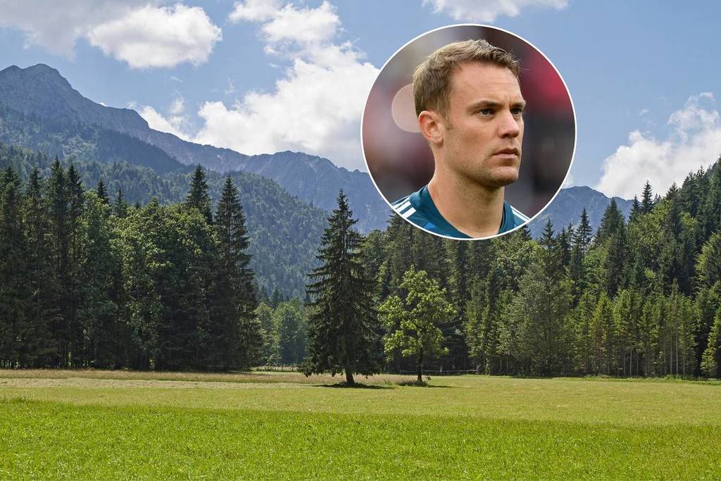 mangfallgebirge und manuel neuer