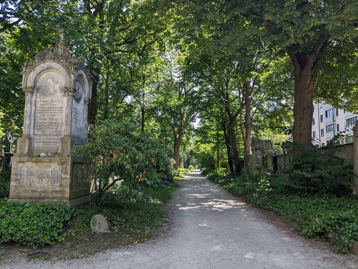 weg am alten südfriedhof