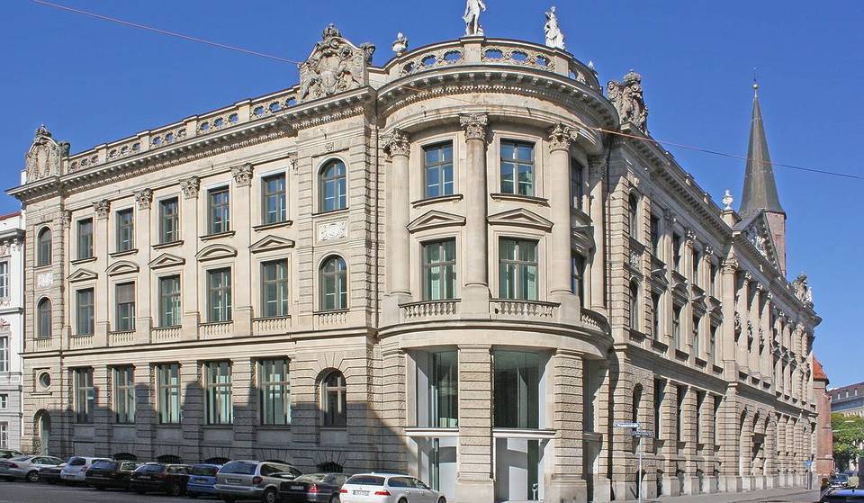 The building of the former Royal Branch Bank in Munich is now home to a luxury hotel, which was awarded the Prix Versailles for its architecture