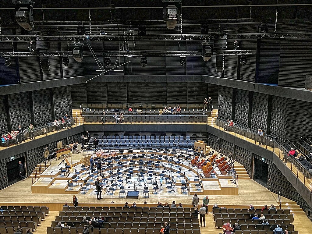 Isarphilharmonie Konzertsaal in München von innen