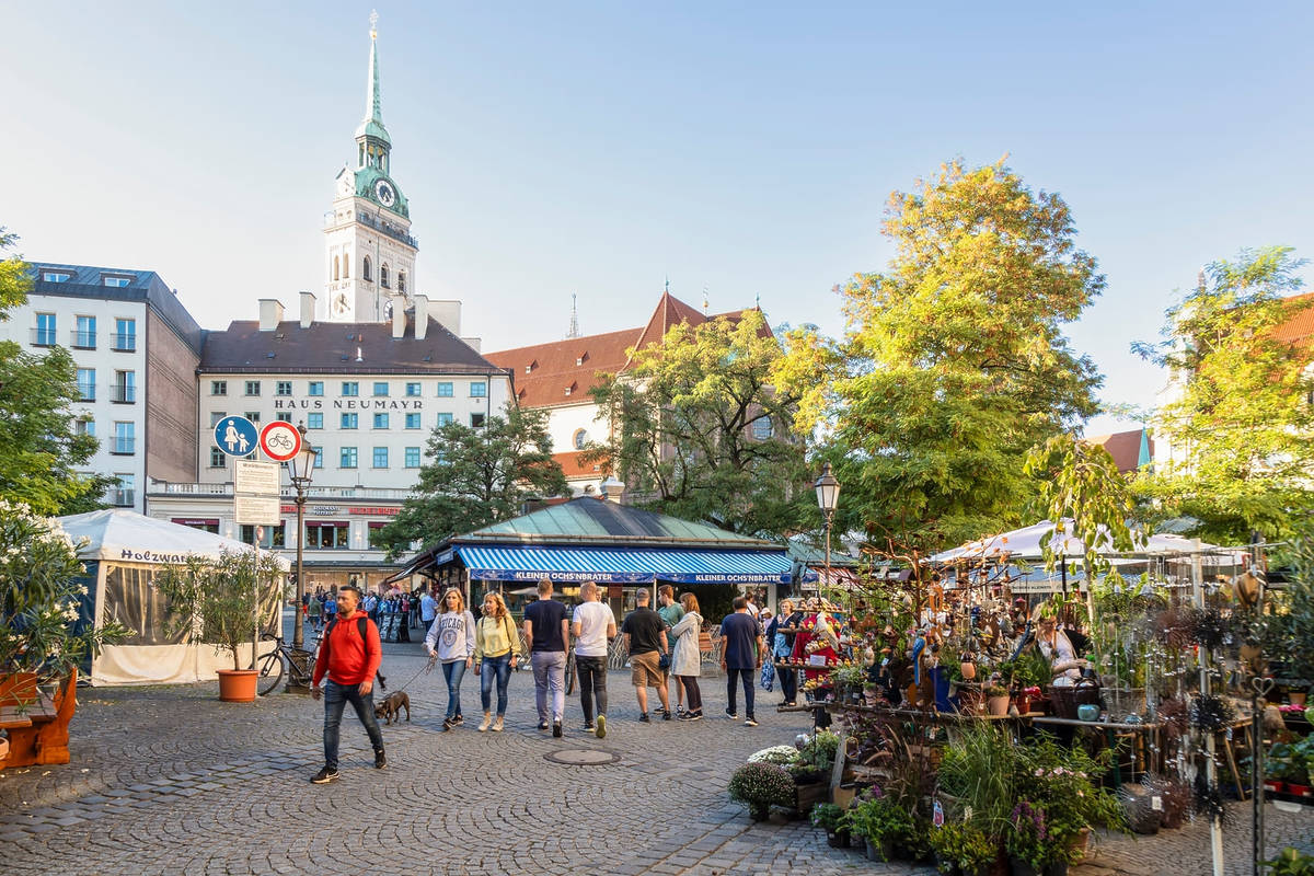 Viktualienmarkt in München