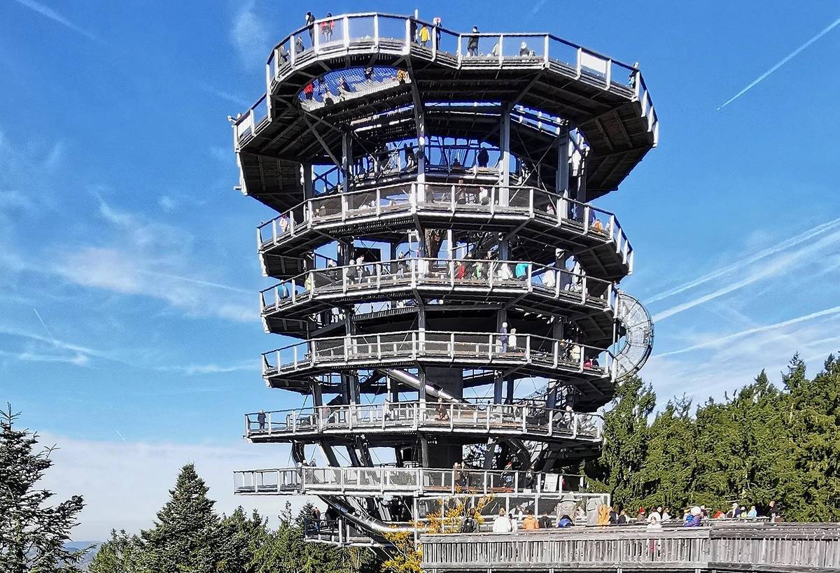 waldturm am waldwipfelweg st. englmar