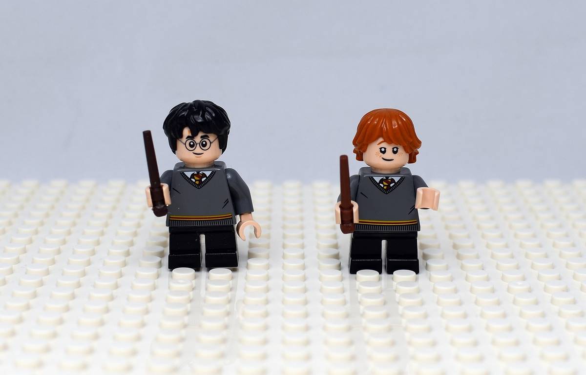 ron und harry als legofiguren