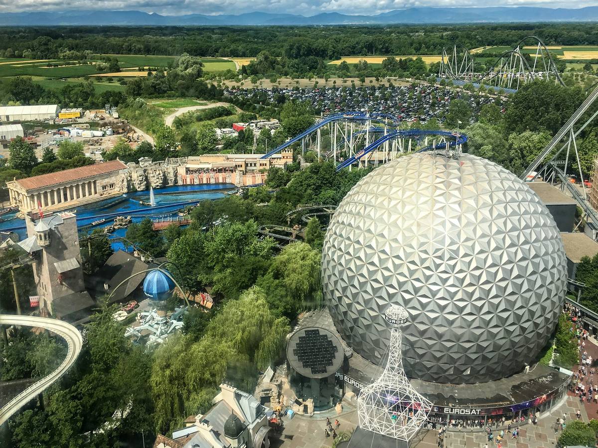 europapark mit eurosat von oben