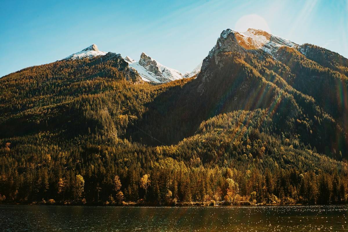 Berggipfel vor dem Königssee