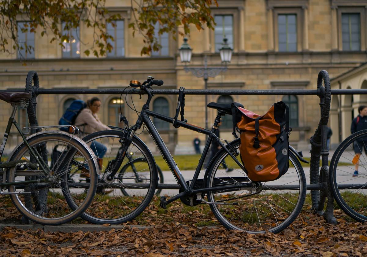 fahrräder vor der residenz