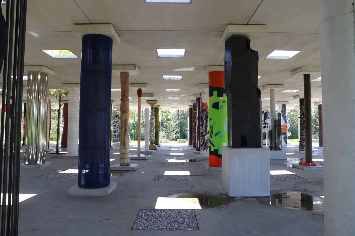 Säulenhalle in Polling