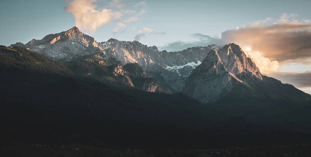 Berge im Wettersteingebirge