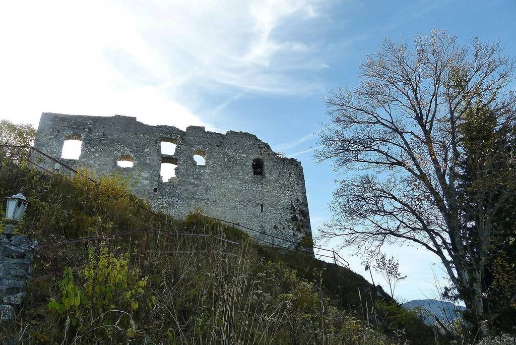 wall of Falkenstein Castle