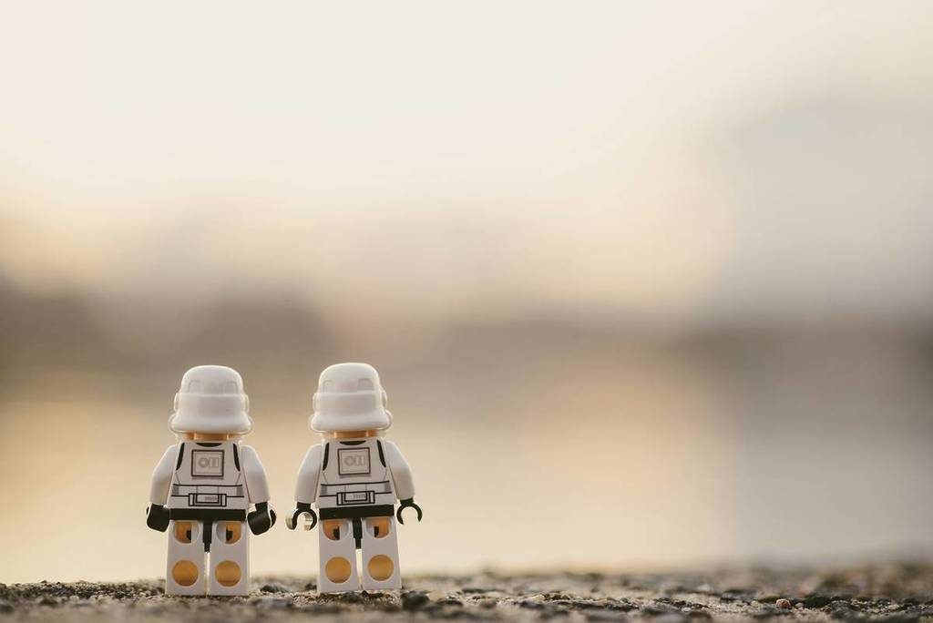 lego stormtrooper, out of the blox