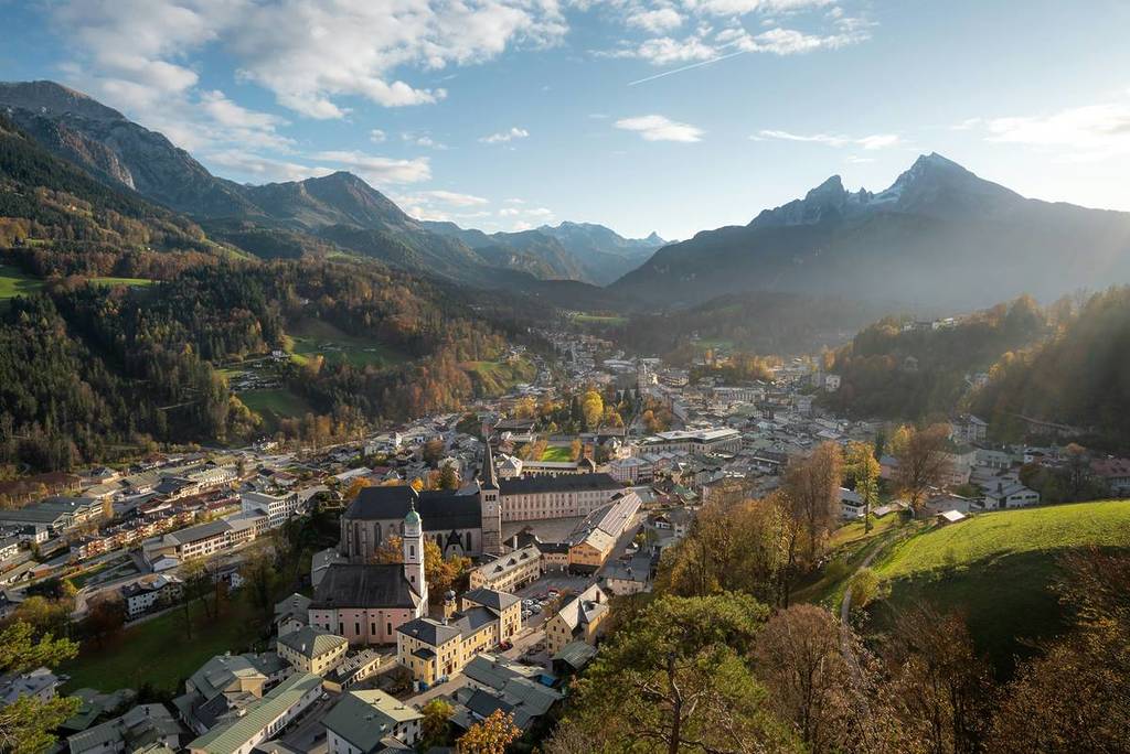 view over Berchtesgaden